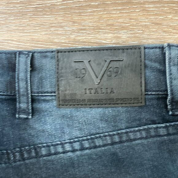 Versace 19-69 Italia Men's Dark Wash Slim Jeans Sz 30X30 - Picture 4 of 10